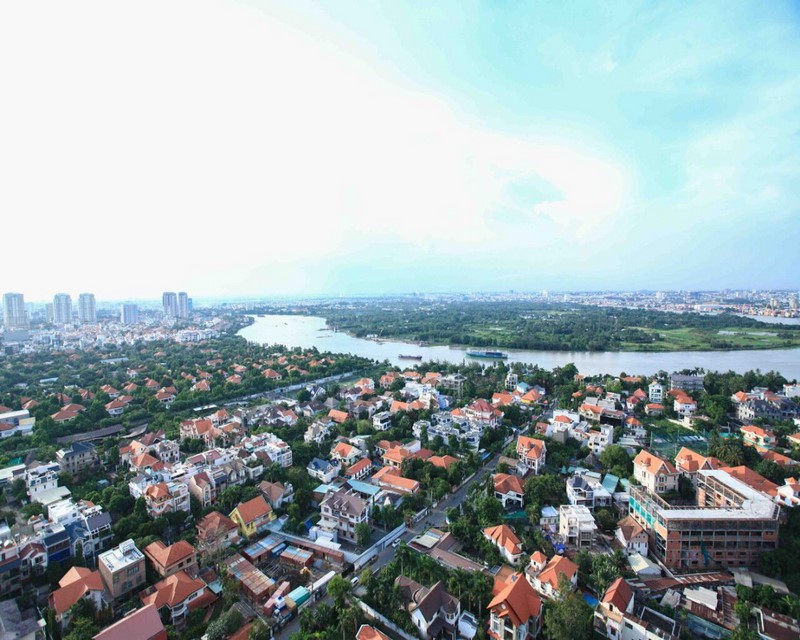 Apartment for rent river view, quiet space in Thao Dien area