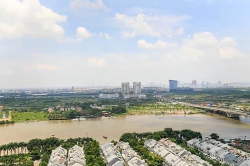 Saigon Pearl apartment for rent, 3 bedrooms with the view of the river 