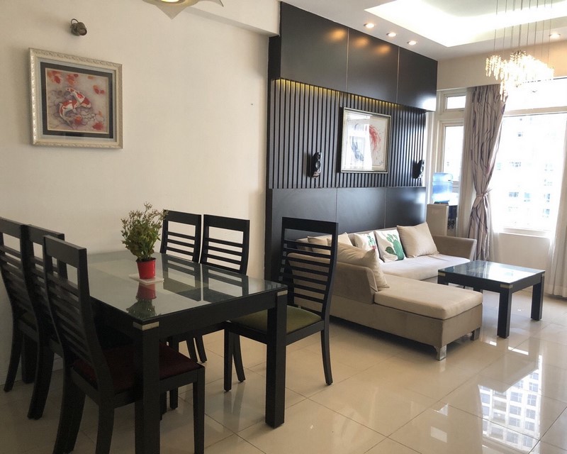 Fully furnished apartment, 2 bedrooms in Saigon Pearl for rent 