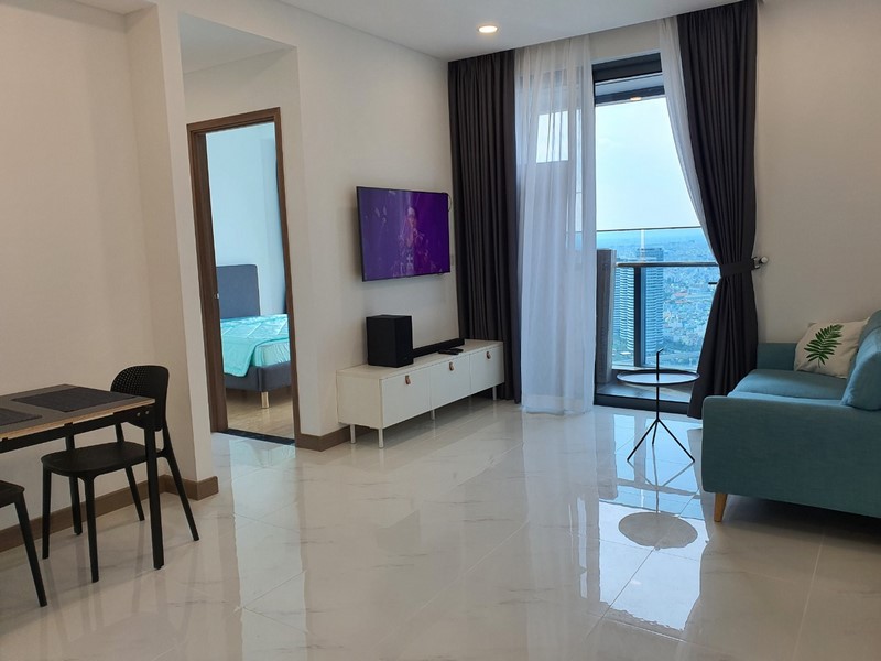 Modern furnished apartment in Sunwah Pearl for rent 
