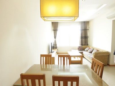 Apartment with 3 bedrooms, view river for rent in Binh Thanh District