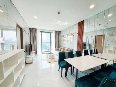 Apartment for rent, 2BRs, high-class furnished in Sunwah Pearl 