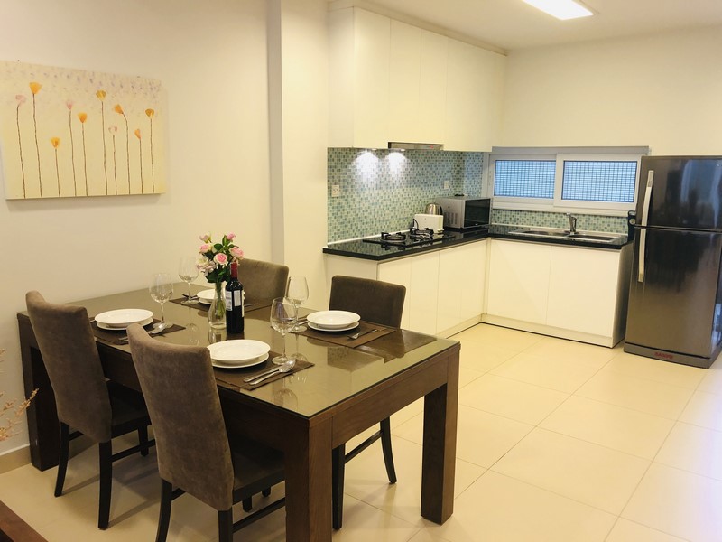 Duplex apartment for rent with gym room, swimming pool