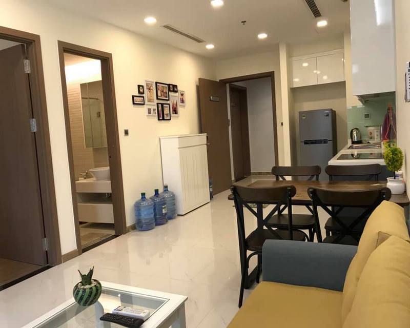 Modern one-bedroom apartment in Vinhomes Central Park for rent