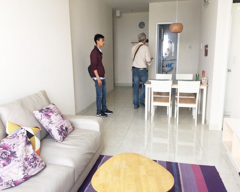 Apartment for rent high floor in Binh Thanh district