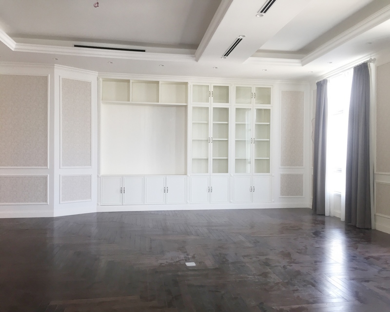 Penthouse apartment for rent 2 bedrooms, quiet space, unfurniture
