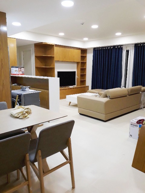 Apartment for rent Thao Dien area, 3 bedrooms, gym, swimming pool