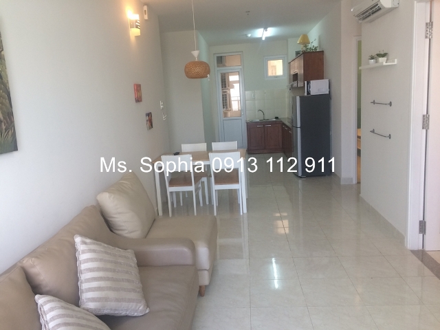 For rent apartment high floor, 2 bedrooms, close to district 1