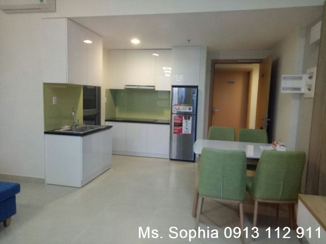 Masteri Thao Dien, new apartment for rent 2BRs, full furnished.