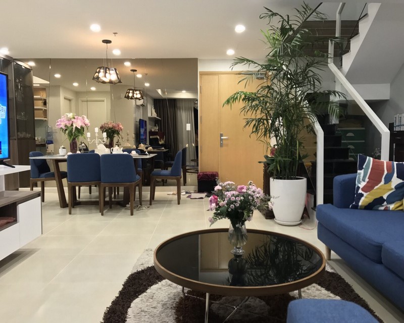 Luxurious duplex apartment in Masteri Thao Dien, Thao Dien area