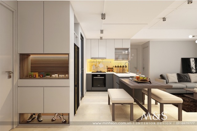 Apartment with 3 bedrooms for rent, luxurious design