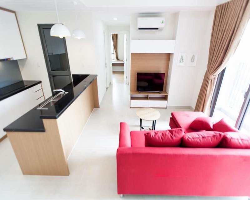 Masteri Thao Dien in district 2 for rent corner apartment, modern furniture