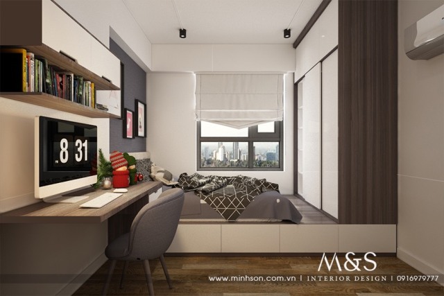 Apartment with 3 bedrooms for rent, luxurious design