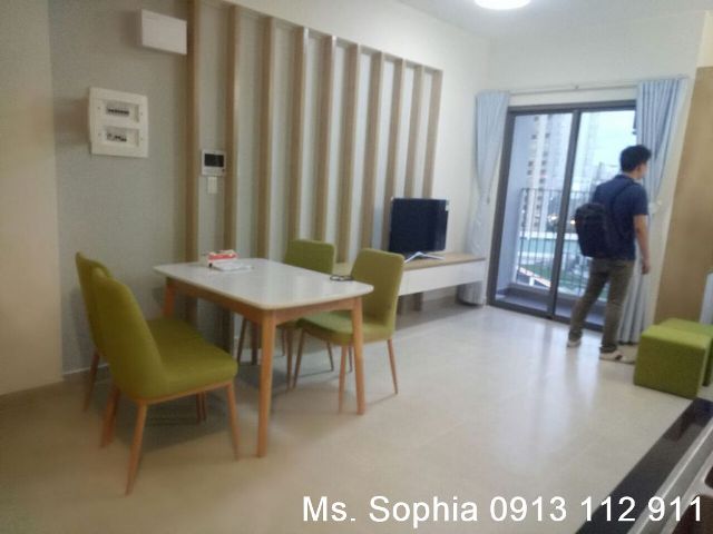 Masteri Thao Dien, new apartment for rent 2BRs, full furnished.