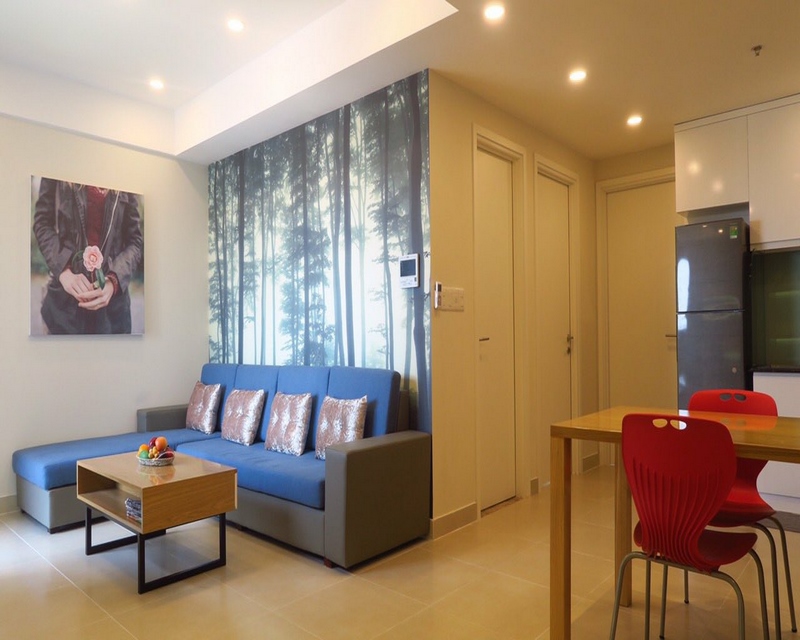 Masteri Thao Dien for rent with balcony, river view