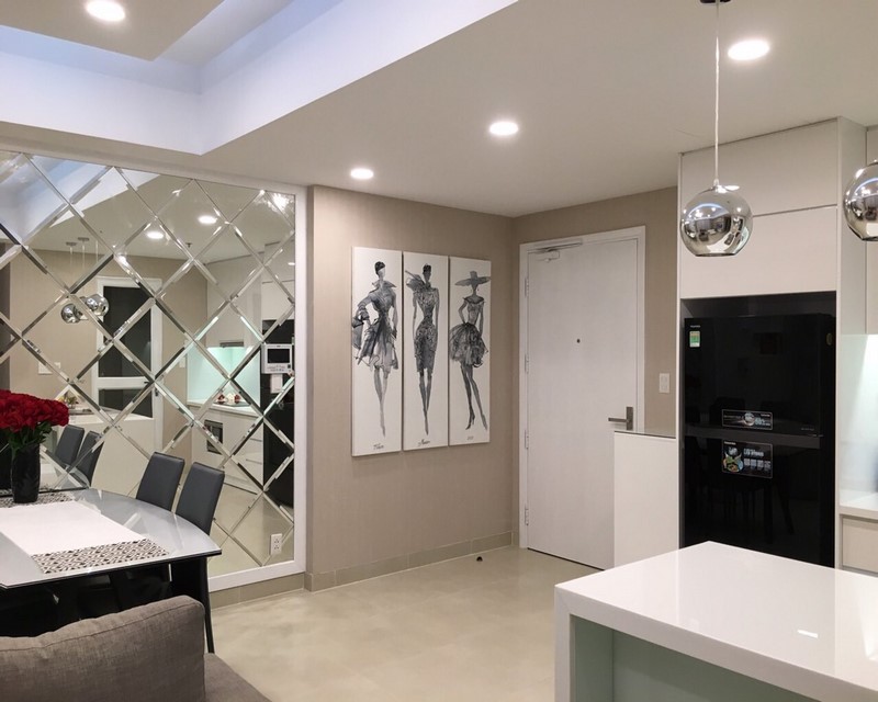 Apartment for rent in Thao Dien area, quiet space.