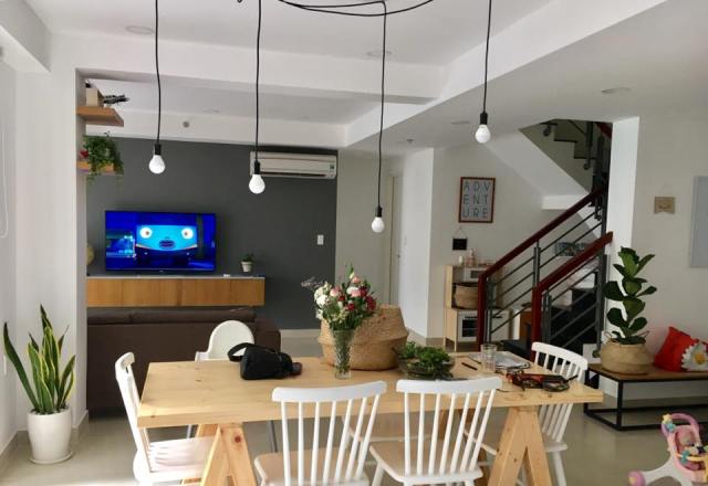 Duplex MASTERI Thao Dien Dist 2 for rent natural light and windy