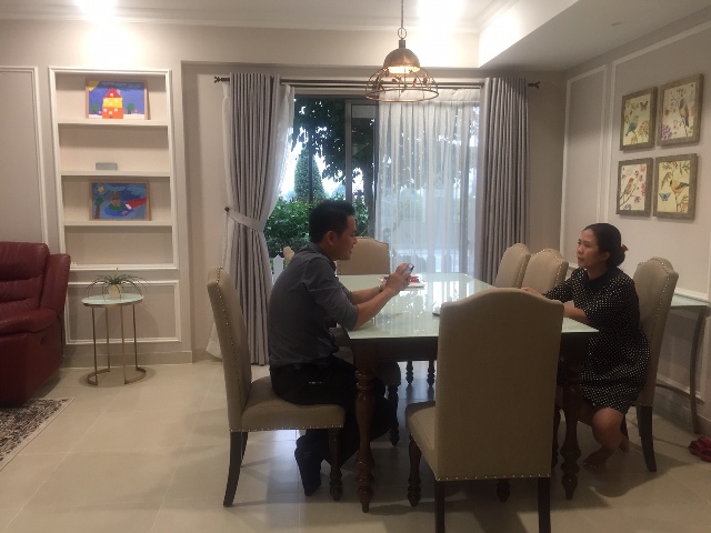 Duplex apartment at Thao Dien area low floor, garden, balcony